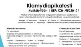 Klamydiatesti kotikäyttöön CE3018